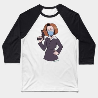 Safe Face Mask Scully Baseball T-Shirt